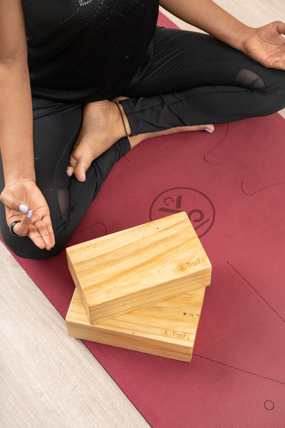 Yoga Wooden Blocks (Big) –Set of 2