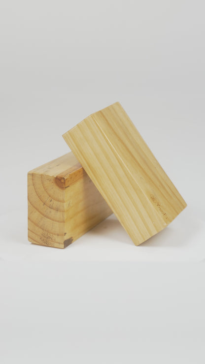 Yoga Wooden Blocks (Big) –Set of 2